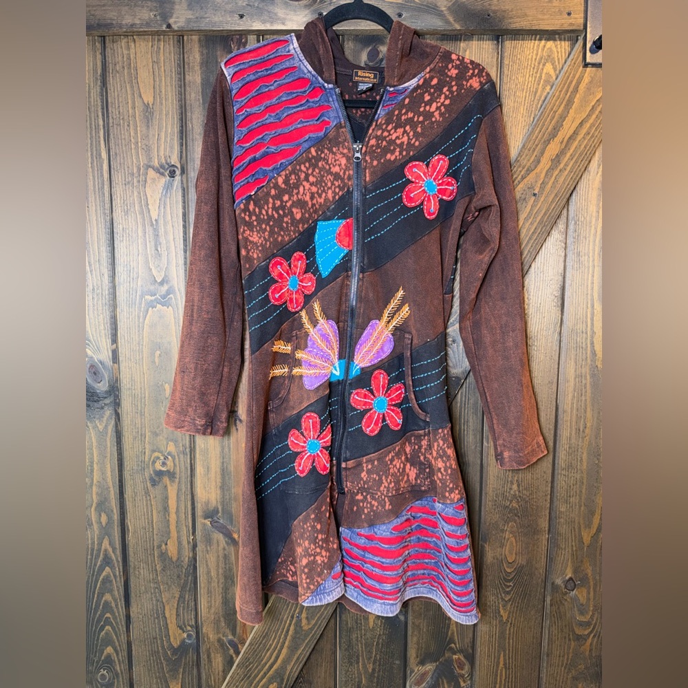 RISING INTERNATIONAL NEPAL HOODIE LONG JACKET